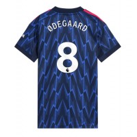 Stroje piłkarskie Arsenal Martin Odegaard #8 Koszulka Wyjazdowej dla damskie 2025-26 Krótki Rękaw